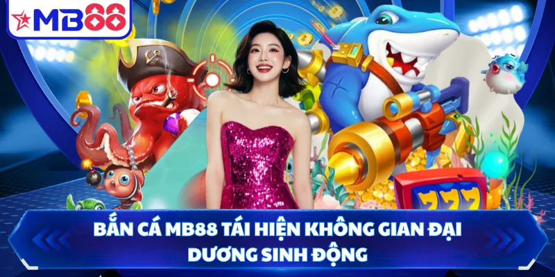 Bắn cá MB88 tái hiện không gian đại dương sinh động